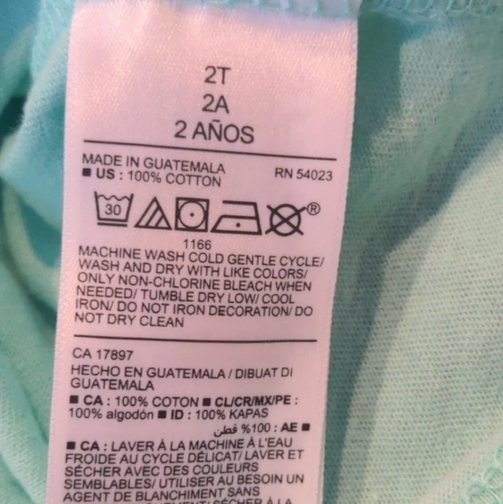 Old Navy Mint Green Wild Graphic Tee size 2T